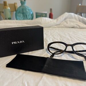 Prada Brown Glasses Accessories Collection